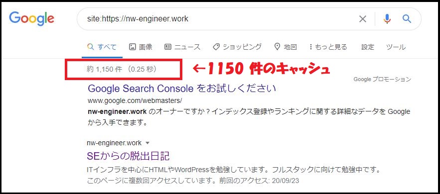 Googleキャッシュ検索
